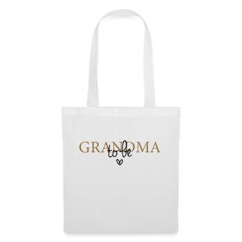Grand-mère à être - Sac en tissu - blanc - Devant
