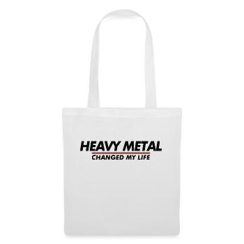 Heavy Metal changed my life - Tote Bag - white - Front