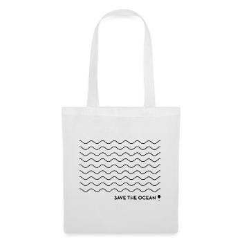 Save the ocean! - Stoffbeutel - Weiß - Vorne