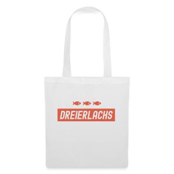 Dreierlachs Bremen 3erlachs Fisch Geschenk - Stoffbeutel - Weiß - Vorne