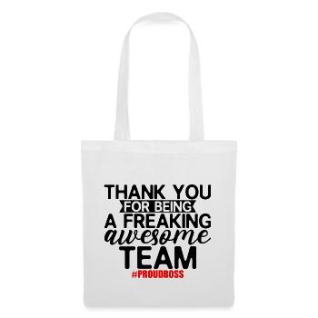 Thank You For Being A Freaking Awesome Team 2 - Tote Bag - white - Front