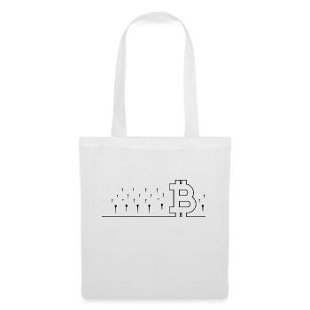 Bitcoin Trading Crypto Stocks - Sac en tissu - blanc - Devant