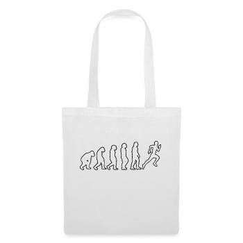 Joggers running running cardio training fit jogging - Tote Bag - white - Front