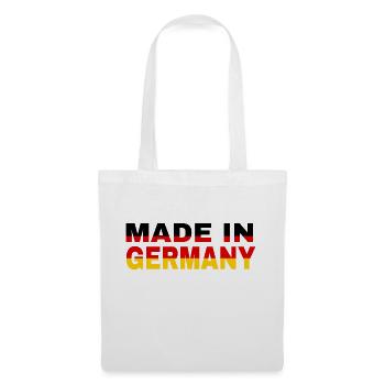 made in Germany - Stoffbeutel - Weiß - Vorne