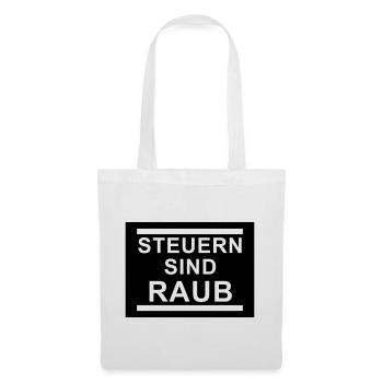 Steuern - Stoffbeutel - Weiß - Vorne