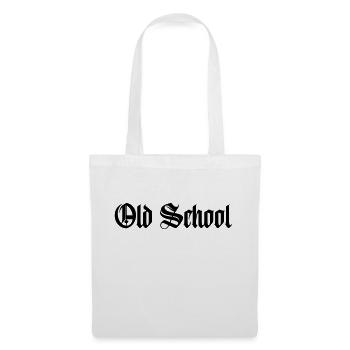 Vieille école - Sac en tissu - blanc - Devant