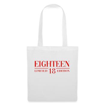 18th Birthday Gift Of Age - Tote Bag - white - Front