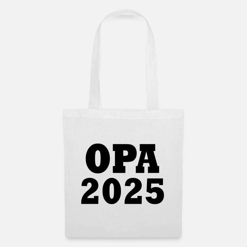 Opa 2025 - Stoffbeutel - Weiß
