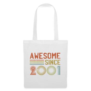 Année d'appréciation du design rétro 2001 - Sac en tissu - blanc - Devant