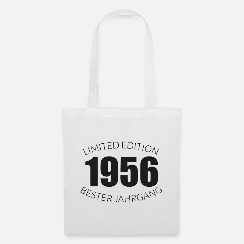 70. Geburtstag - 1956 - Limited Edition - Bester - Stoffbeutel - Weiß