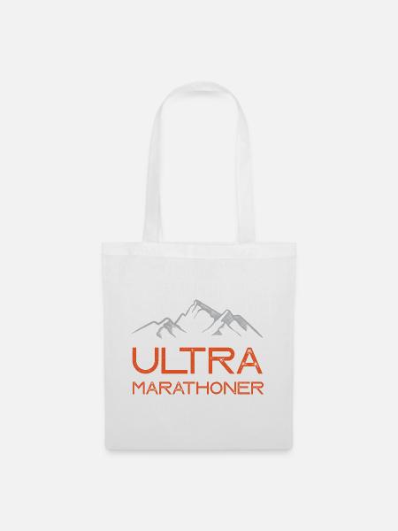 Ultra-Marathonläufer - Stoffbeutel - Weiß
