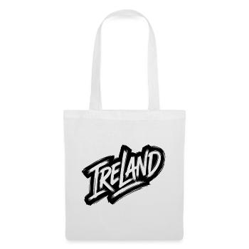 Irlande - Police de graffiti irlandaise - Sac en tissu - blanc - Devant