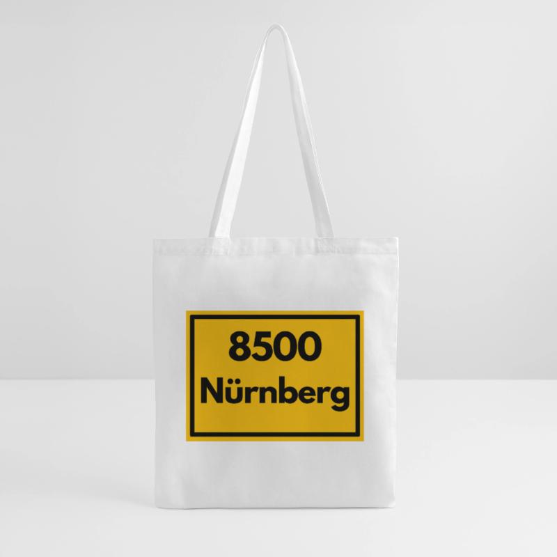 OLD POSTCODE POSTCODE RETRO 8500 NÜRNBERG FRANKEN Tote Bag