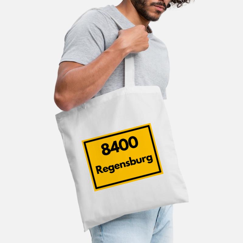 OLD POSTCODE ZIP CODE RETRO 8400 REGENSBURG Tote Bag