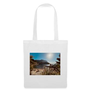 Baie de Sunny Beach - Sac en tissu - blanc - Devant