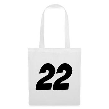 22- - Stoffbeutel - Weiß - Vorne