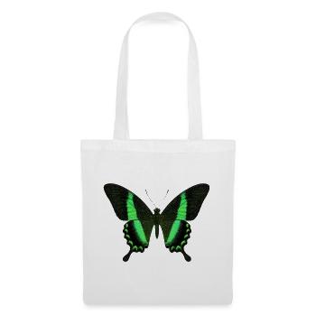 Smaragdschwalbenschwanz Papilio palinurus Schmetterling - Stoffbeutel - Weiß - Vorne