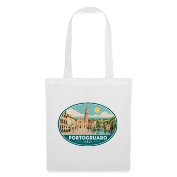 Erleben Sie Portogruaro in Veneto Travel - Stoffbeutel - Weiß - Vorne