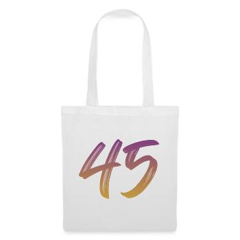 45 - Stoffbeutel - Weiß - Vorne