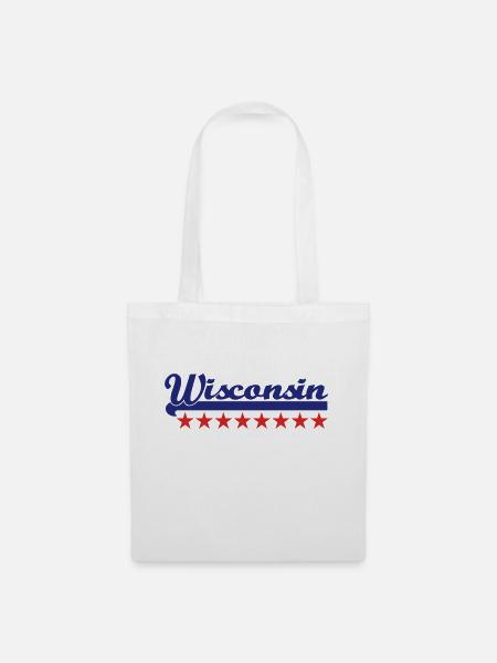wisconsin - Stoffbeutel - Weiß