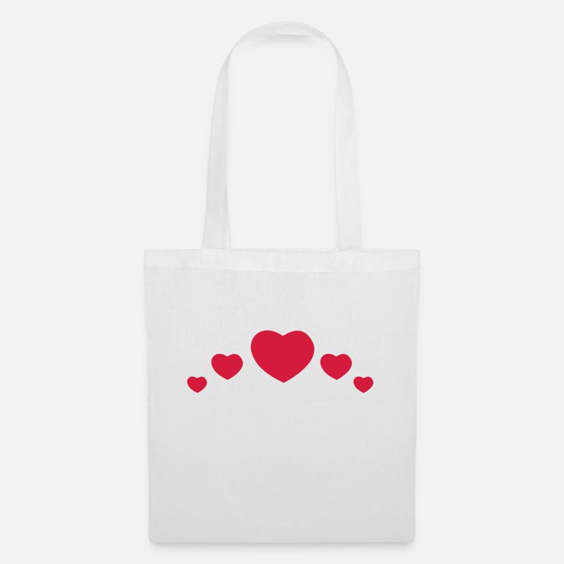 love - Stoffbeutel - Weiß