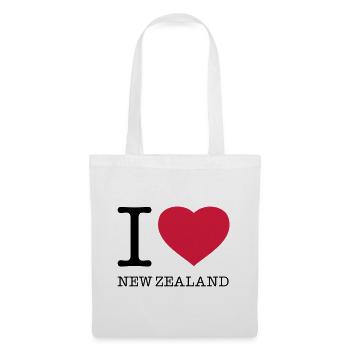 I LOVE NEW ZEALAND Neuseeland - Tote Bag - white - Front