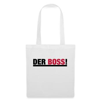 LE PATRON - Sac en tissu - blanc - Devant