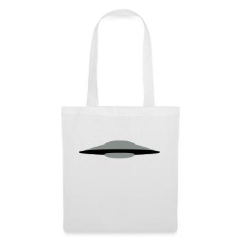 UFO soucoupe alien extraterrestre espace 2C. - Sac en tissu - blanc - Devant