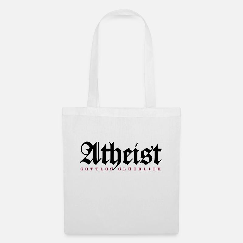 Atheist - Stoffbeutel - Weiß