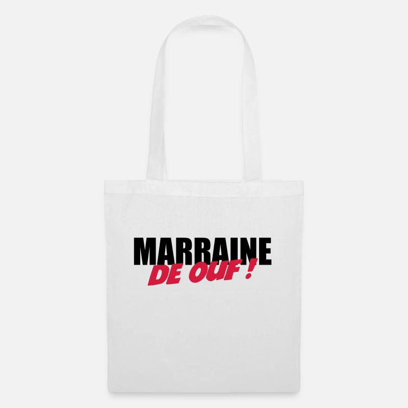Marraine de ouf ! - Sac en tissu - blanc