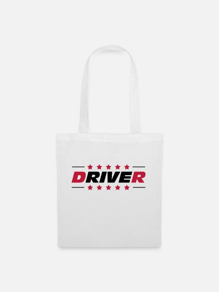 Pilot / Car / Plane / Driver / Pilote / Biker - Tote Bag - white