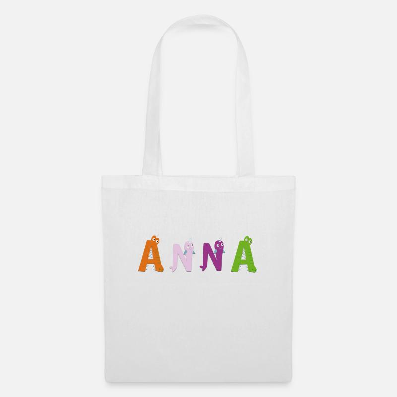 Anna - Stoffbeutel - Weiß