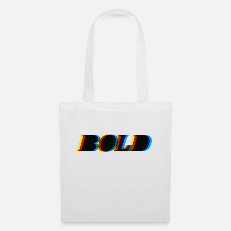 BOLD - Stoffbeutel - Weiß