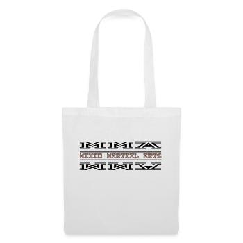 MMA Mixed Martial Arts - Stoffbeutel - Weiß - Vorne