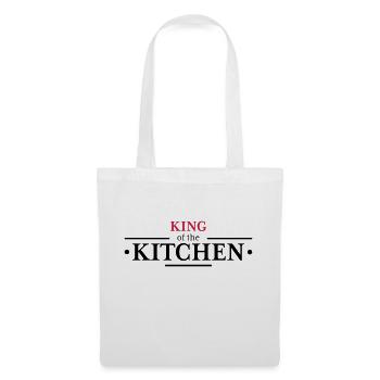 King of the Kitchen - Stoffbeutel - Weiß - Vorne