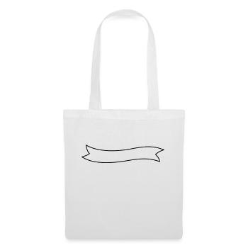Drapeau drapeau bannière - Sac en tissu - blanc - Devant