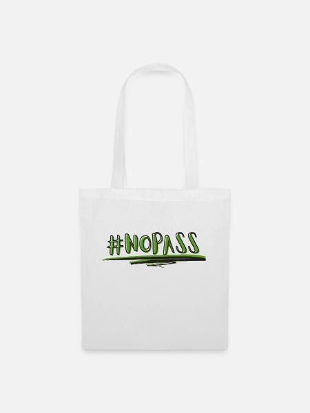 NO PASS - Stoffbeutel - Weiß