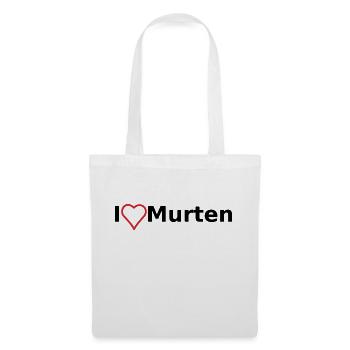 I Love Murten - Stoffbeutel - Weiß - Vorne