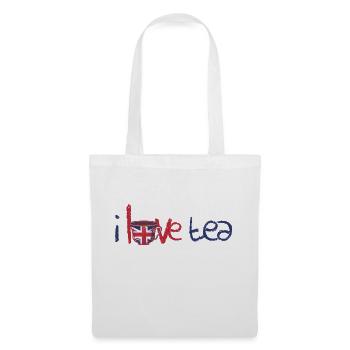 i love tea - Tote Bag - white - Front