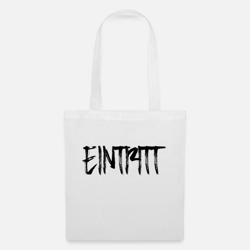 Eintritt - Stoffbeutel - Weiß