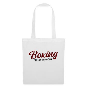 Boxsport Boxing - Stoffbeutel - Weiß - Vorne