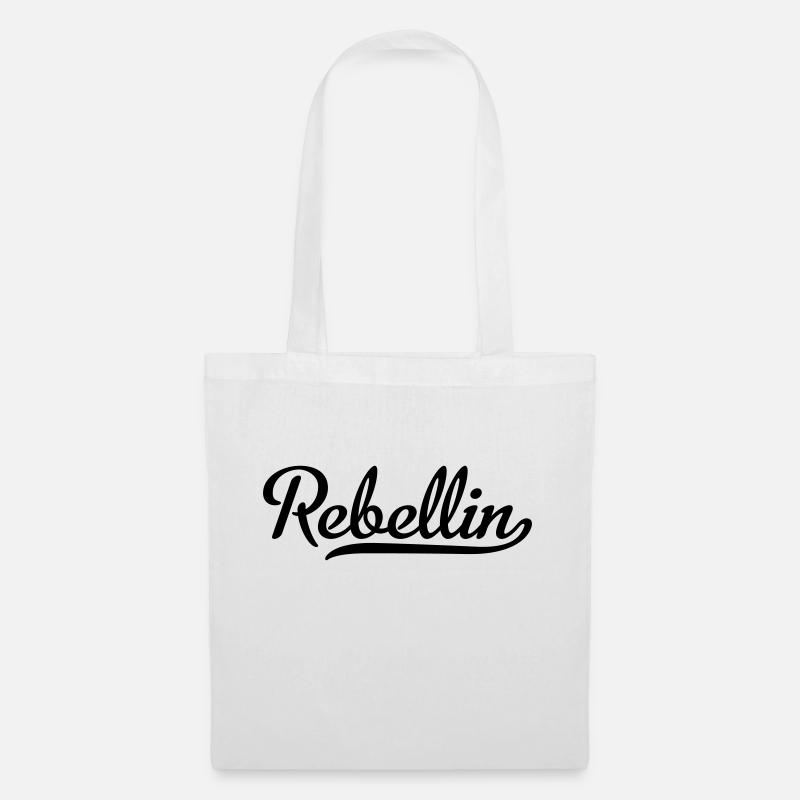 Rebellin - Stoffbeutel - Weiß