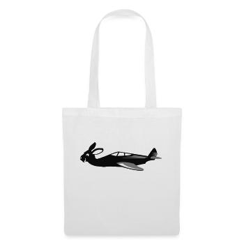 Bunny Air lapin volant propagation VECTORGRAPHIC - Sac en tissu - blanc - Devant