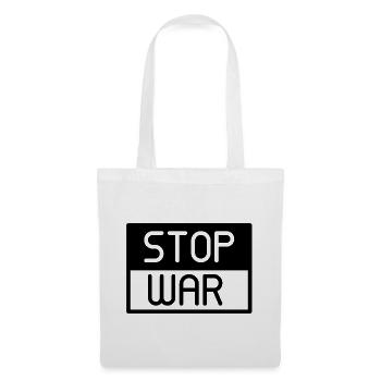 stop war, no war - Tote Bag - white - Front