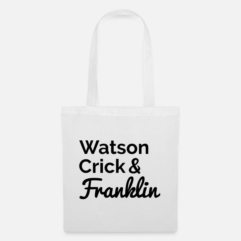 Watson Crick Franklin DNA DNA Science Discovery - Tote Bag - white