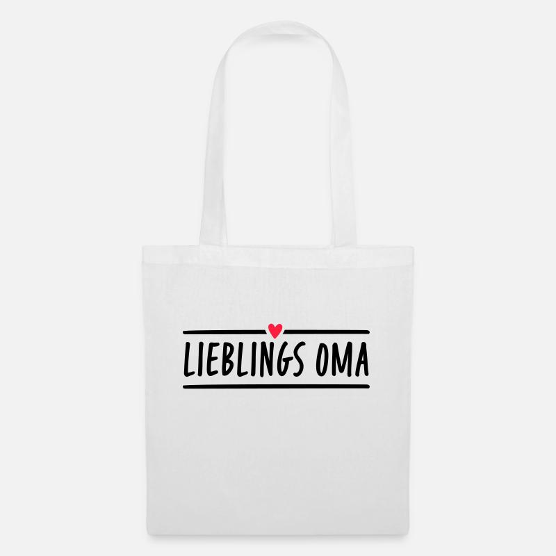 Lieblings Oma - Stoffbeutel - Weiß