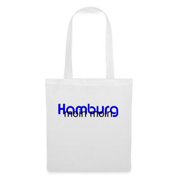 Hamburg - MoinMoin - Blue - Stoffbeutel - Weiß - Vorne