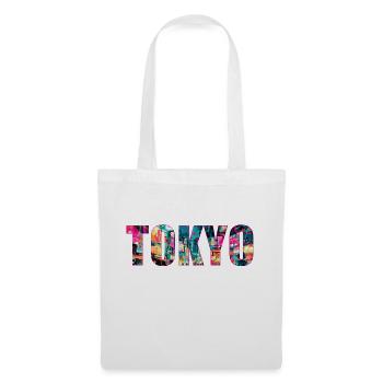 TOKYO Stadt in Japan - Stoffbeutel - Weiß - Vorne