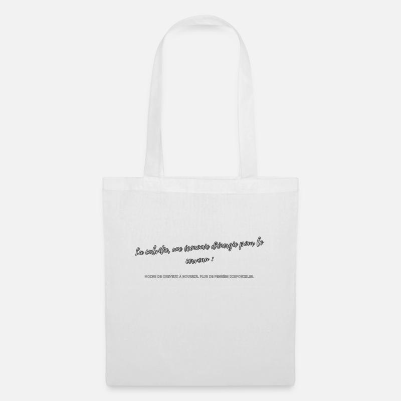 Baldness - Tote Bag - white