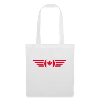 T-shirt design de style canadien - Sac en tissu - blanc - Devant